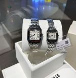 Cartier Santos 26*36mm for Medium 21*28mm for Small Quartz Movement 316L Steel Watch